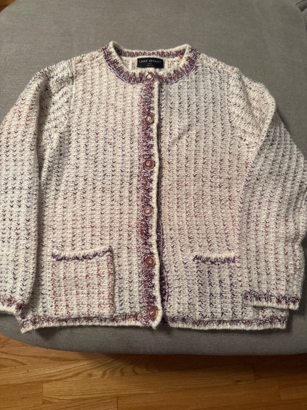 Lane Bryant multi colored sweater 10/12